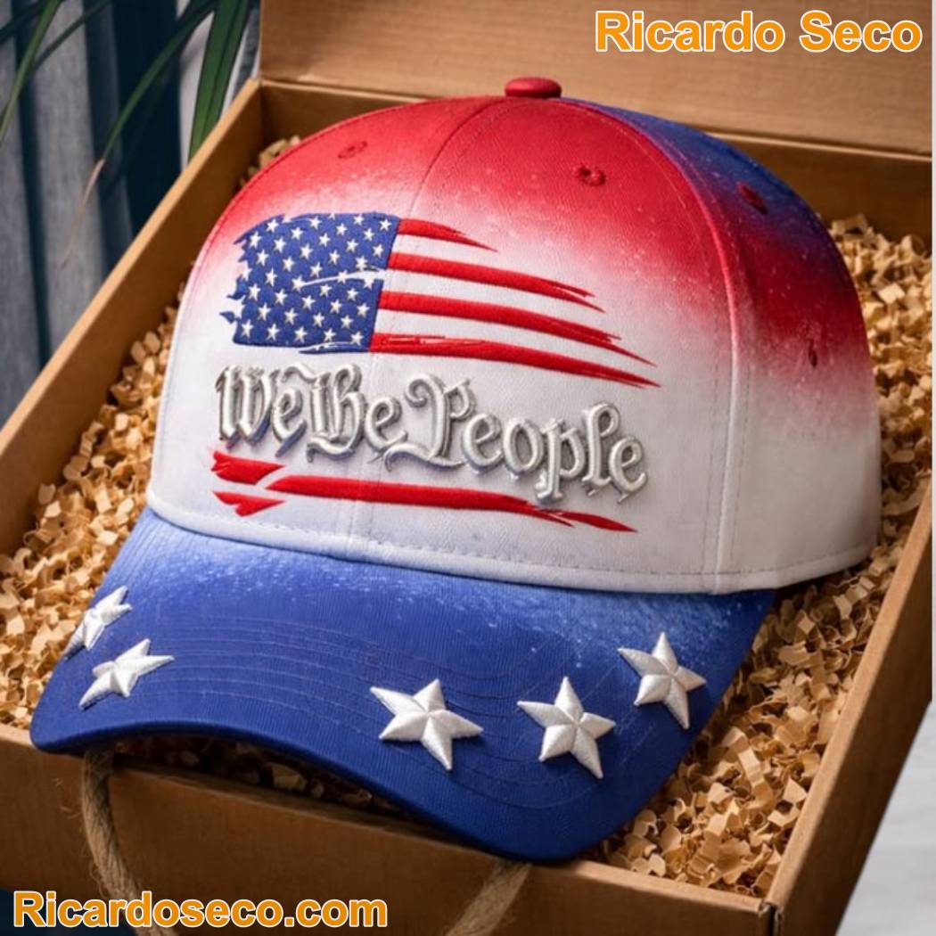 US Flag We Are People Classic Cap vpsgoib