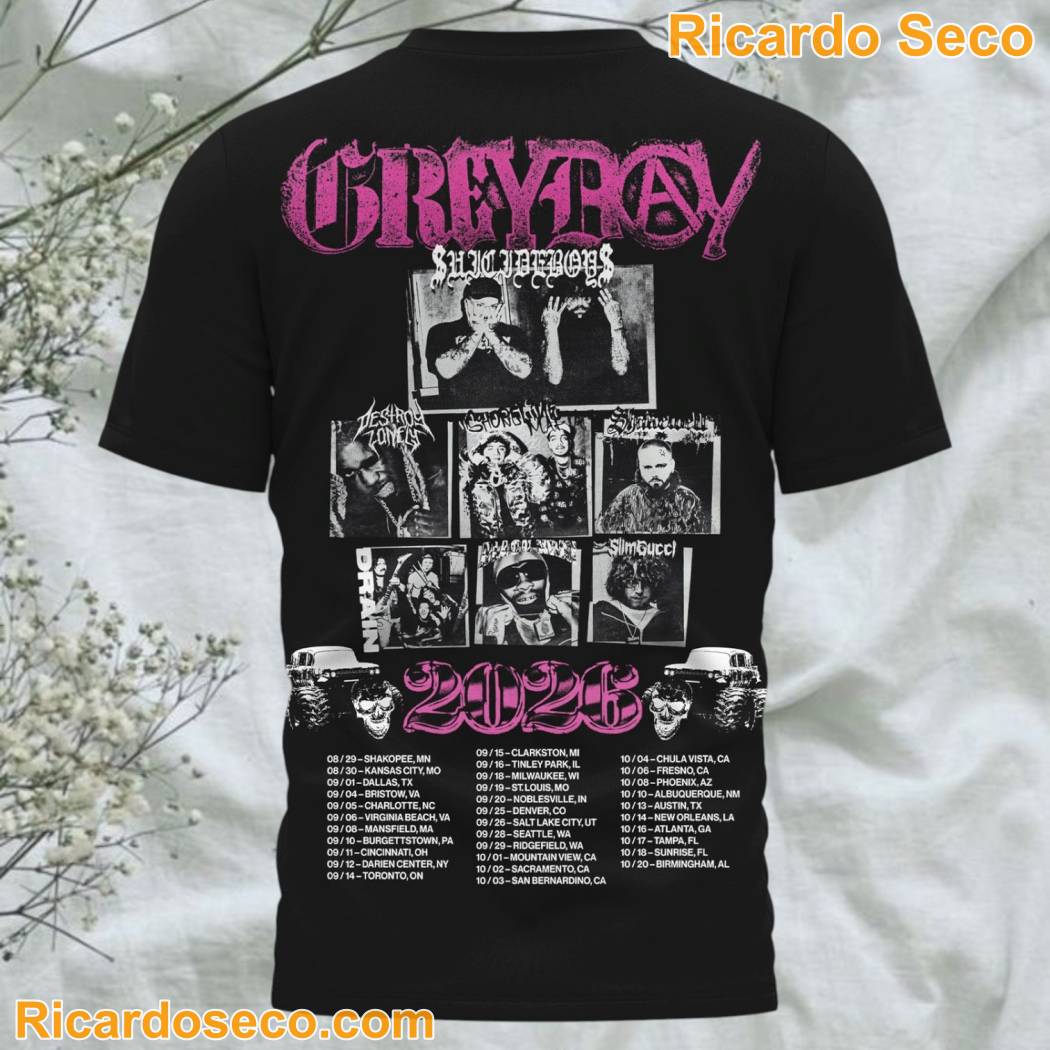 $uicideboys Greyday 2026 3D T-shirt-b Ui8Wjfz