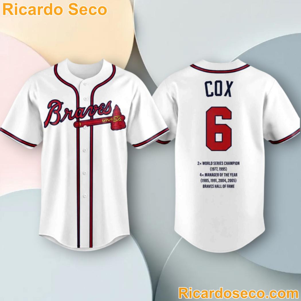 Atlanta Braves In The Memories Of Bobby Cox No 6 1941-2026 Jersey Atlanta Braves In The Memories Of Bobby Cox No 6 1941-2026 Jersey STOcPWx