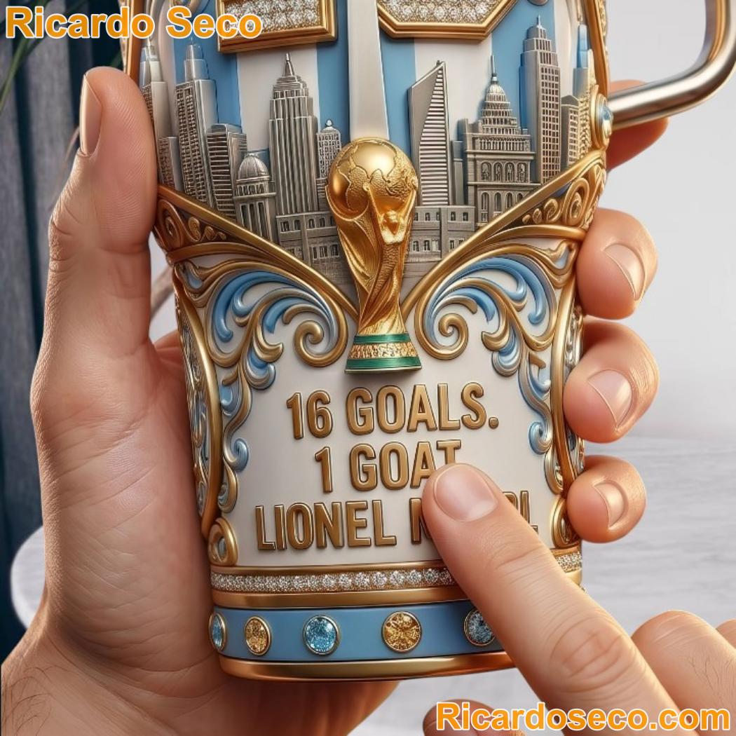 FIFA World Cup 2026 Lionel Messi 16 Goals 1 Goat Collectors Edition Tumbler-a FIFA World Cup 2026 Lionel Messi 16 Goals 1 Goat Collectors Edition Tumbler-a 823J0af
