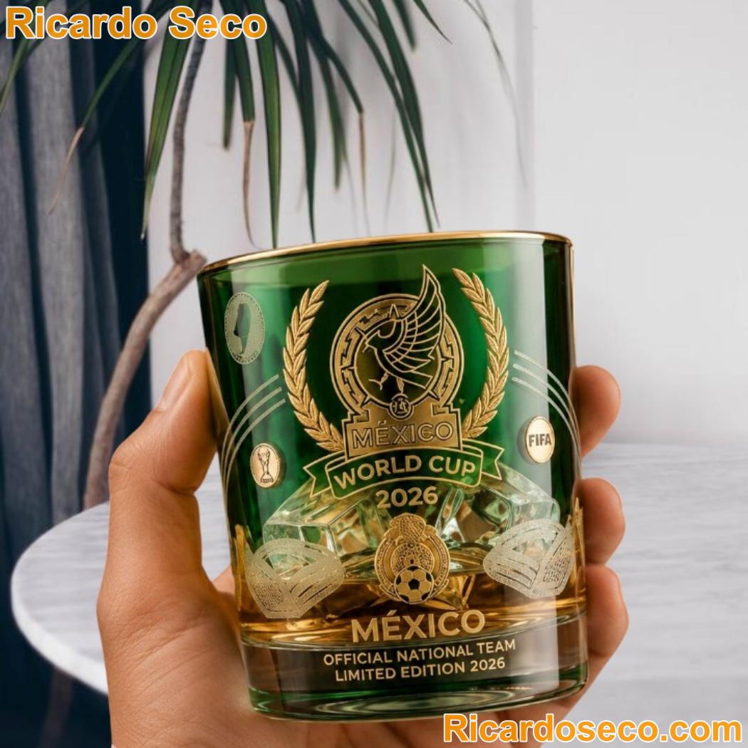 FIFA World Cup 2026 Mexico National Team Limited Edition Whiskey Glass-a ONa5xj7