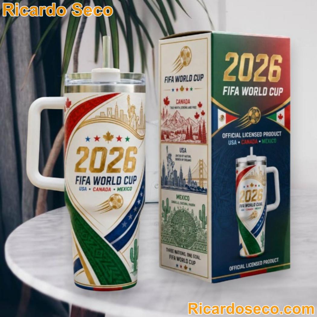 FIFA World Cup 2026 Three Nation One Goal Tumbler With Handle FIFA World Cup 2026 Three Nation One Goal Tumbler With Handle L2iDT3r