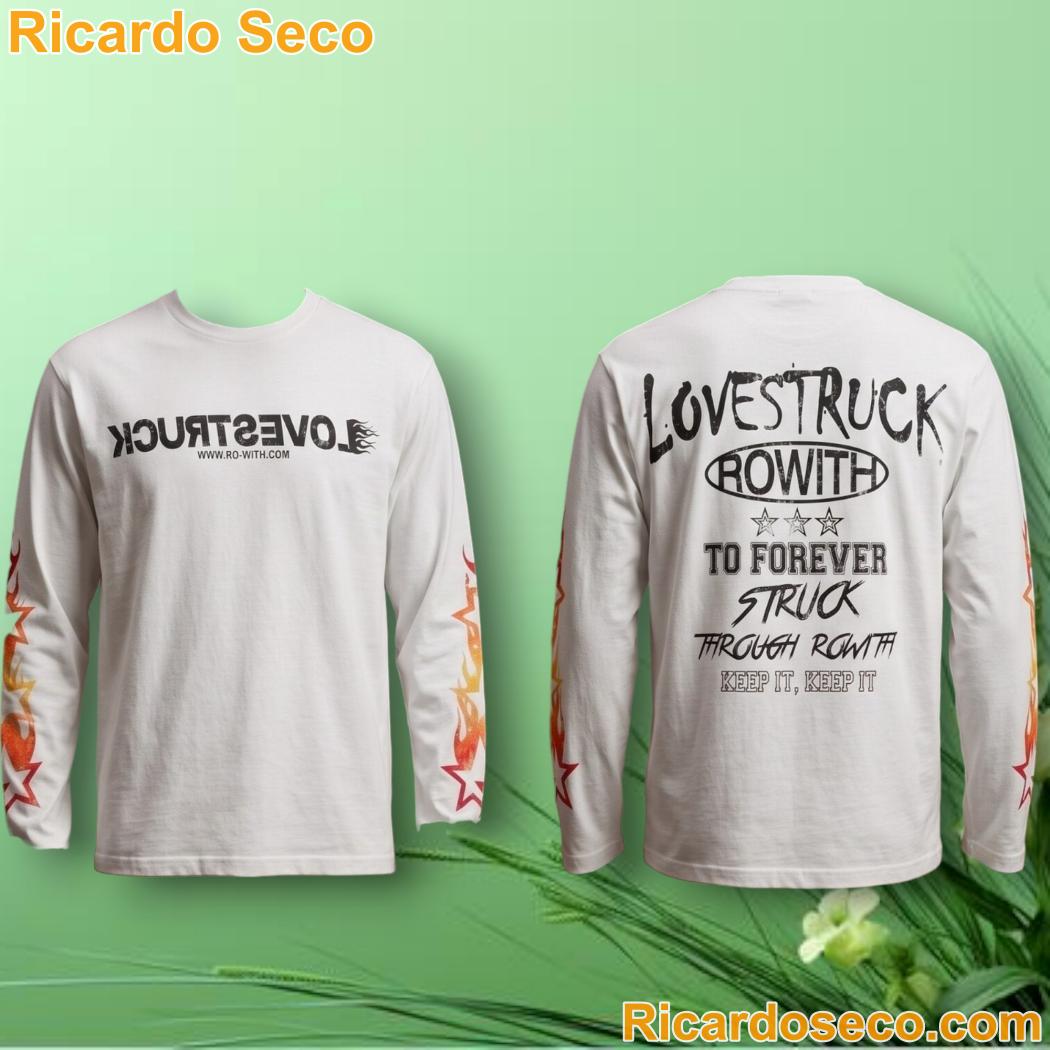 BTS Jungkook Tour Airirang Lovestruck Long Sleeve Shirt BTS Jungkook Tour Airirang Lovestruck Long Sleeve Shirt T1s947f