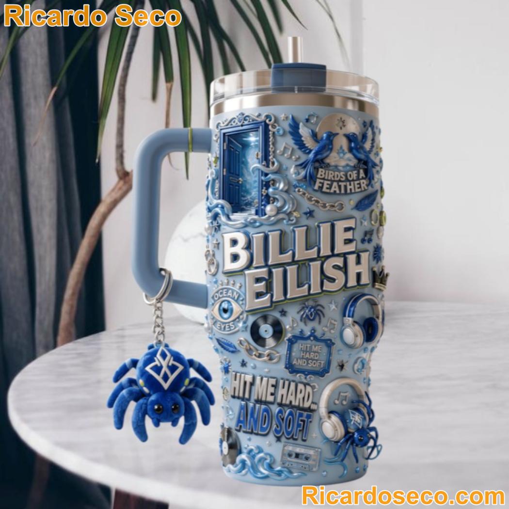 Billie Eilish Hit Me Hard And Soft & Birds Of A Feather Tumbler With Handle Billie Eilish Hit Me Hard And Soft & Birds Of A Feather Tumbler With Handle t9D8rvW