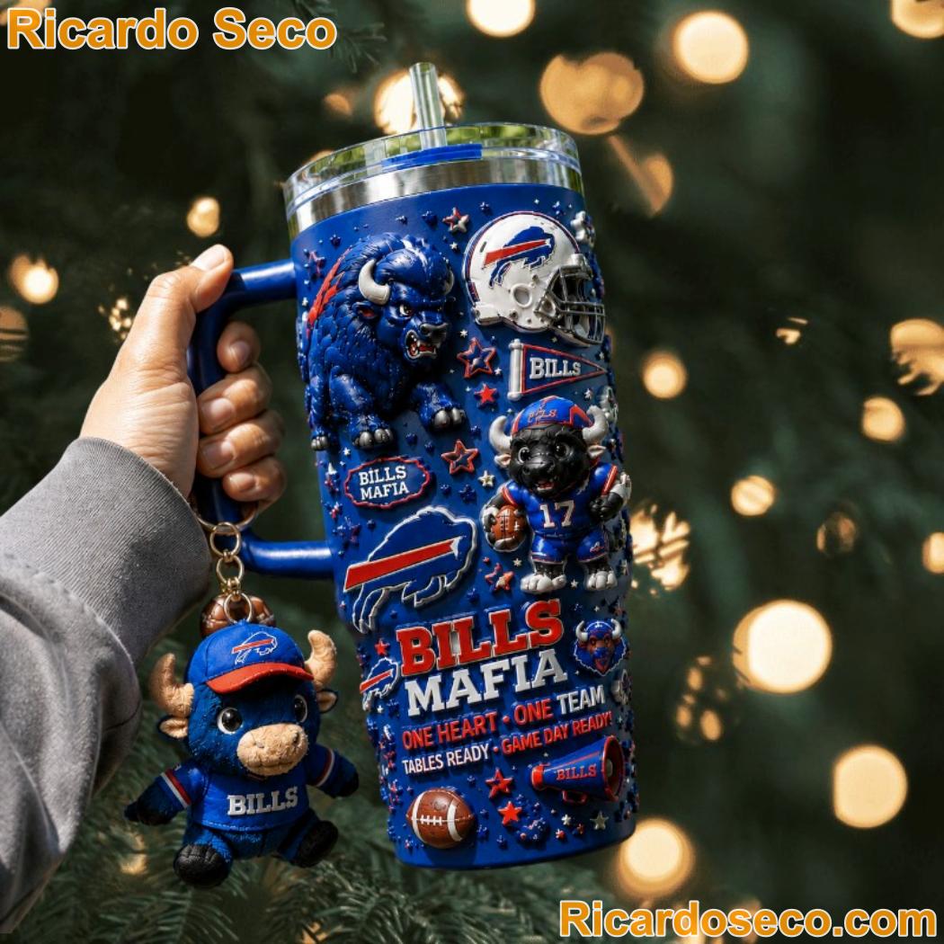 Buffalo Bills Bills Mafia One Heart One Team Tumbler With Handle-a Buffalo Bills Bills Mafia One Heart One Team Tumbler With Handle-a pc6LZ3g
