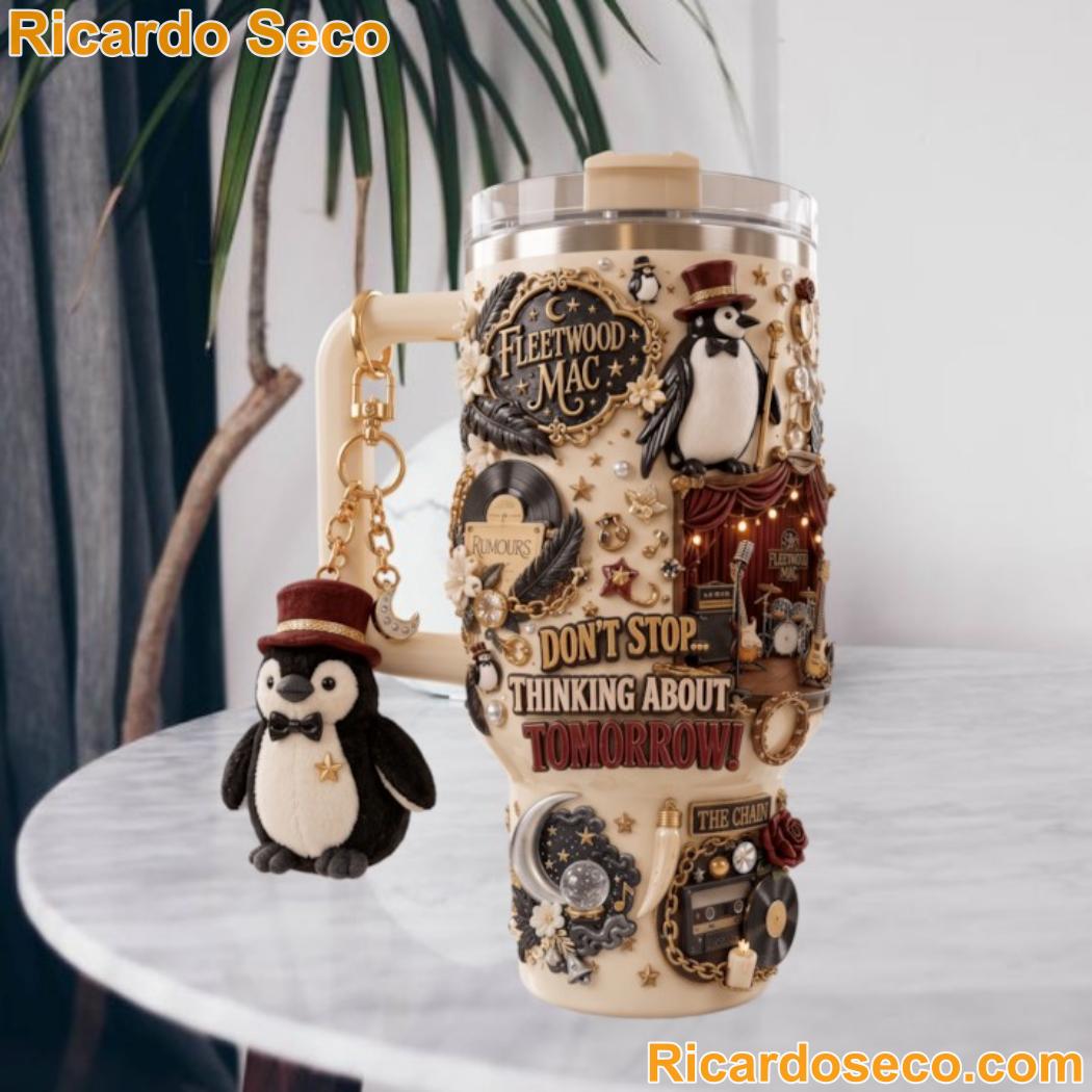 Fleetwood Mac Dont Stop Thinking About Tomorrow Tumbler With Handle Fleetwood Mac Dont Stop Thinking About Tomorrow Tumbler With Handle 8Tyx0AR
