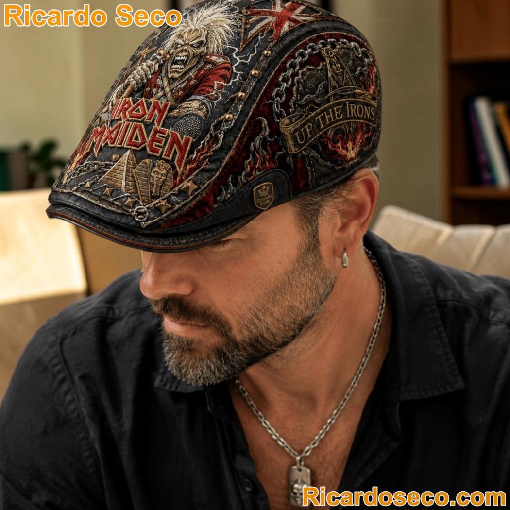 Iron Maiden Heavy Metal Eddie Premium Jeff Cap-a Iron Maiden Heavy Metal Eddie Premium Jeff Cap-a TYJmcbg