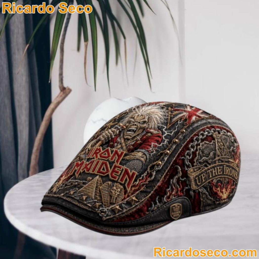 Iron Maiden Heavy Metal Eddie Premium Jeff Cap Iron Maiden Heavy Metal Eddie Premium Jeff Cap hZdTt4b