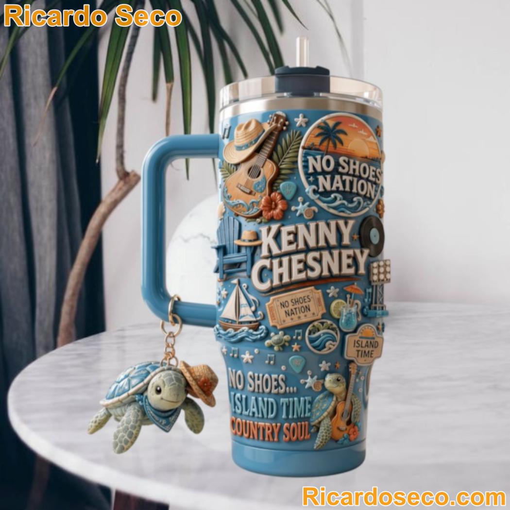 Kenny Chesney No Shoes Nation Tumbler With Handle Kenny Chesney No Shoes Nation Tumbler With Handle WewG78k