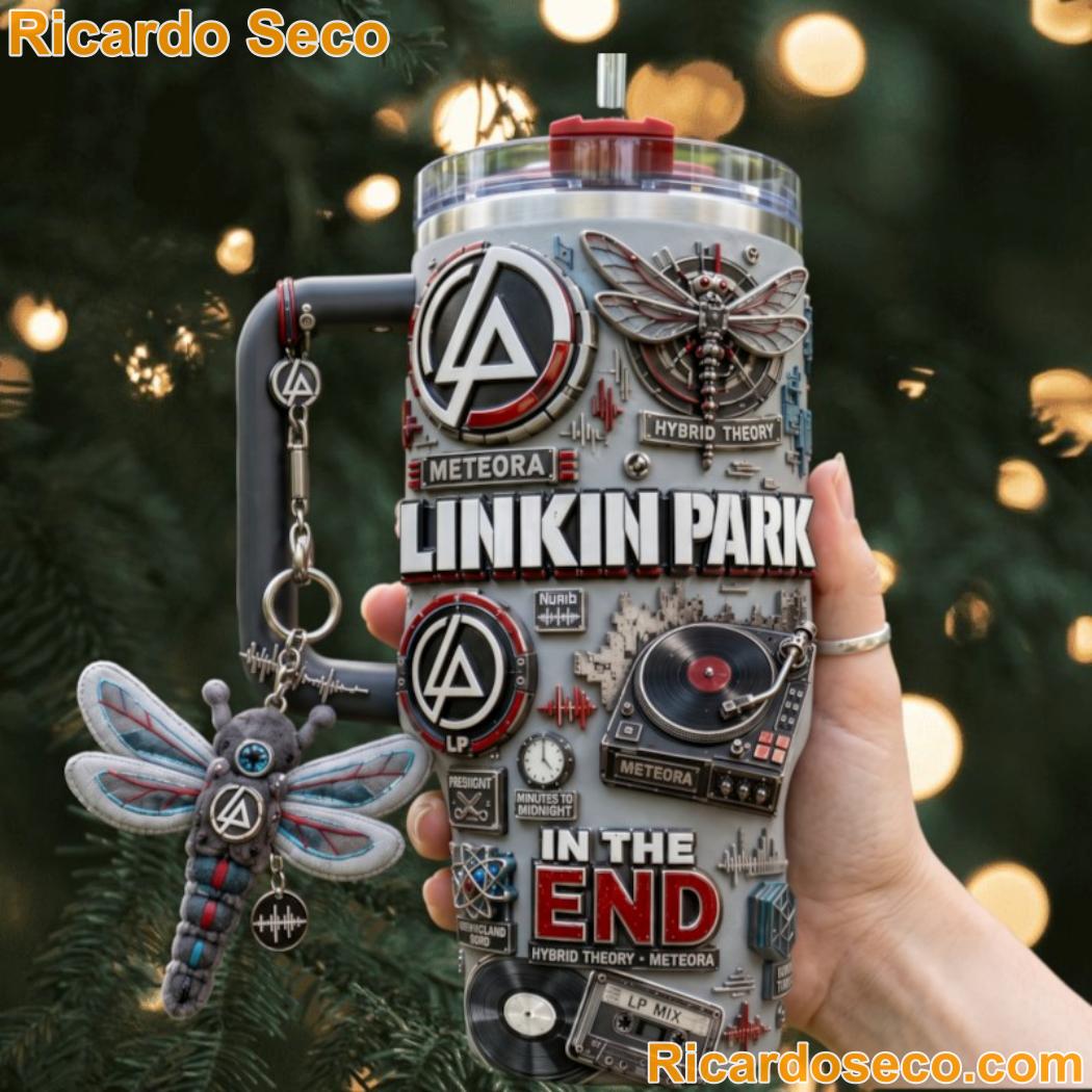 Linkin Park Hybrid Theory & Meteora Album Tumbler With Handle-a Linkin Park Hybrid Theory & Meteora Album Tumbler With Handle-a f9h8s3J