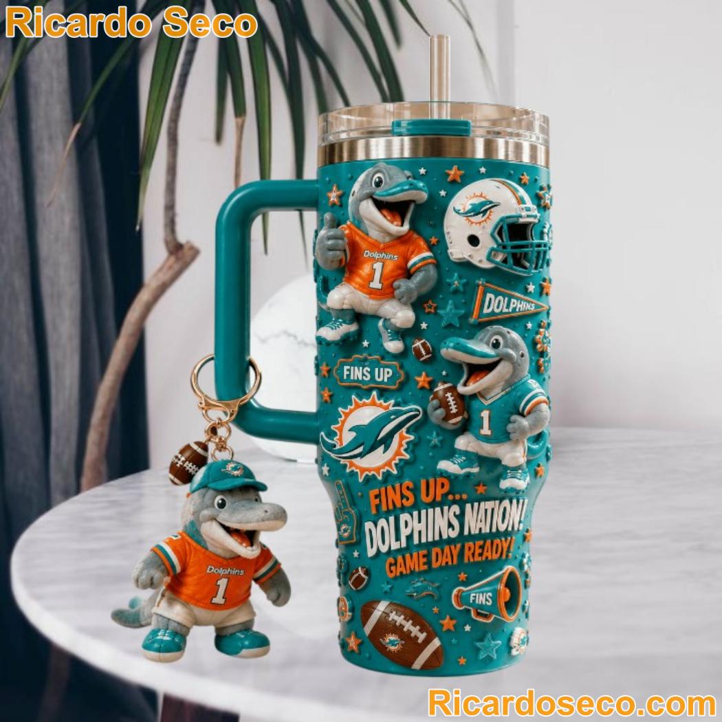 Miami Dolphins NFL Game Day Ready Tumbler With Handle Miami Dolphins NFL Game Day Ready Tumbler With Handle YgAsxrj