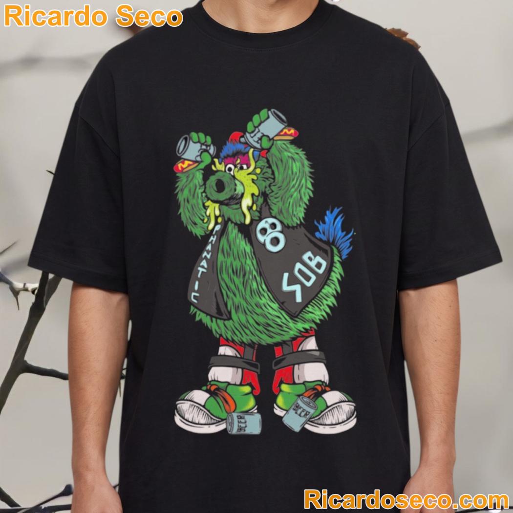 Philadelphia Phillies Phillie Phanatic Stone Cold Steve Austin T-Shirt Philadelphia Phillies Phillie Phanatic Stone Cold Steve Austin T-Shirt uMqp8vl