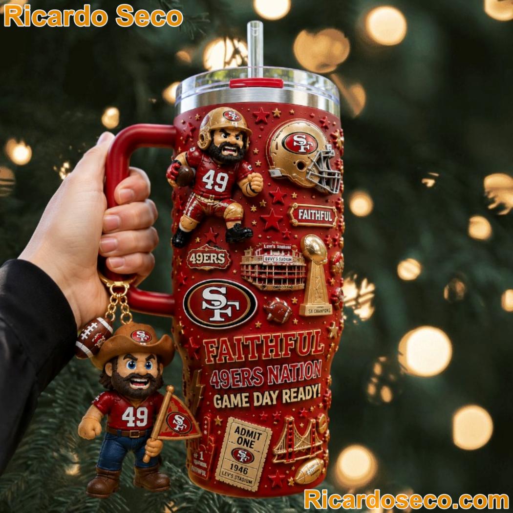 San Francisco 49ers 80th Anniversary Faithful To The Bay Tumbler With Handle-a San Francisco 49ers 80th Anniversary Faithful To The Bay Tumbler With Handle-a hQuv5B6