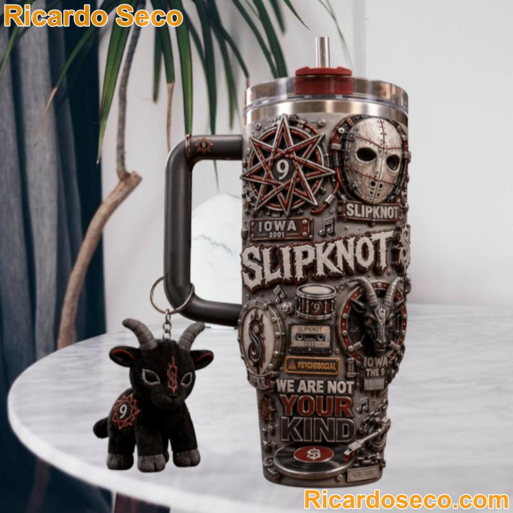 Slipknot Heavy Metal We Are Not Your Kind Tumbler With Handle Slipknot Heavy Metal We Are Not Your Kind Tumbler With Handle 2y6zudf