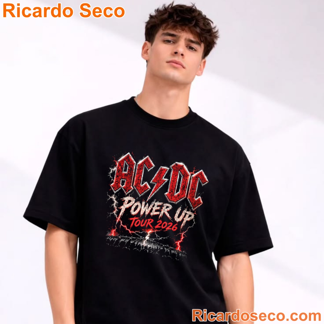 ACDC Power Up Tour 2026 High Voltage Zero Chill 3D Shirt-a slXpJ9K