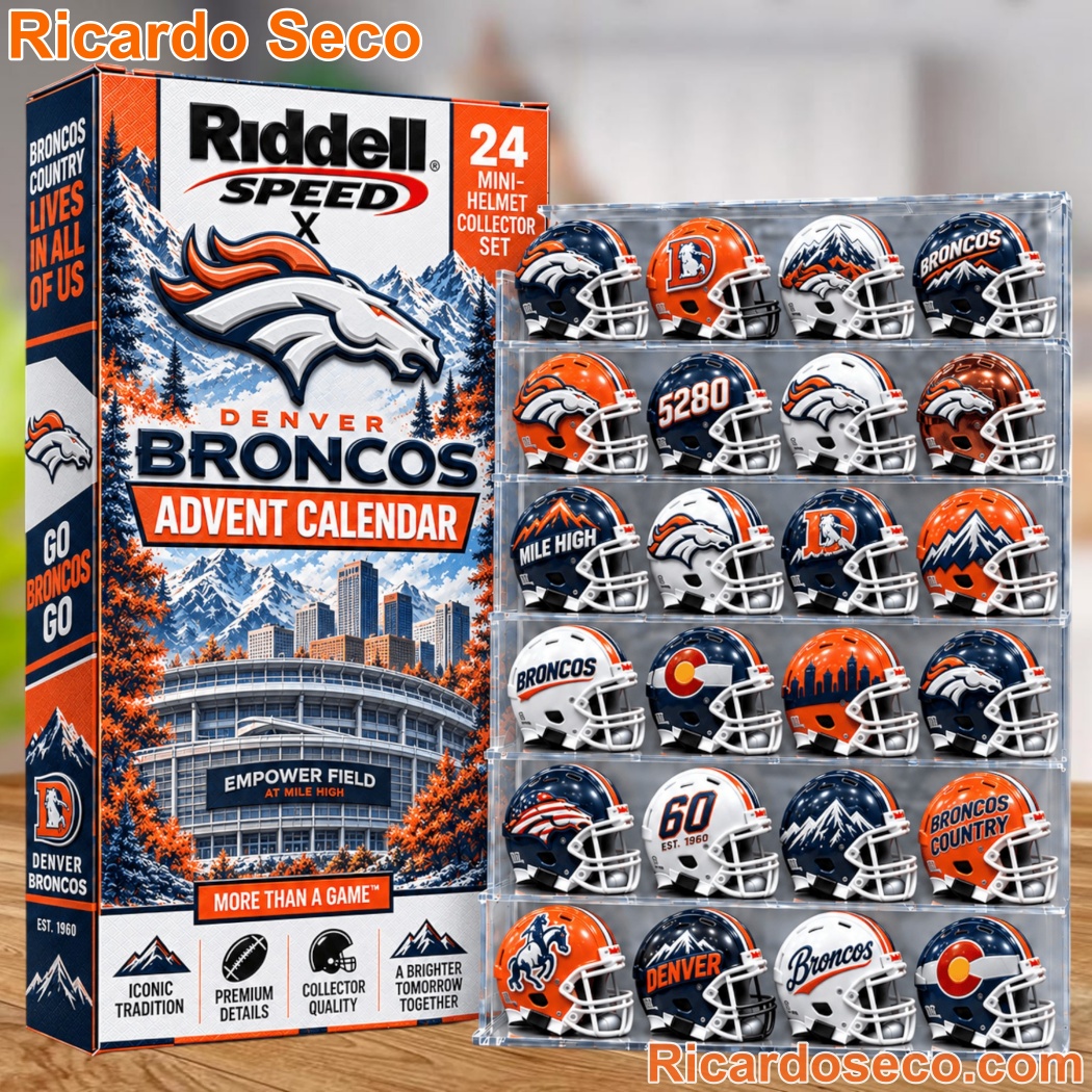 Denver Broncos Mini Helmet Advent Calendar Denver Broncos Mini Helmet Advent Calendar KkAqW1u