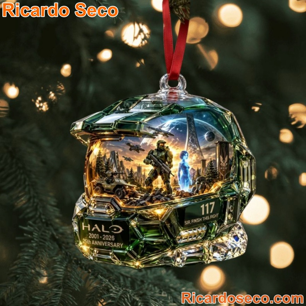 Halo 2001-2026 25th Anniversary Master Chief Helmet Christmas Ornament Halo 2001-2026 25th Anniversary Master Chief Helmet Christmas Ornament xu8U5Dc
