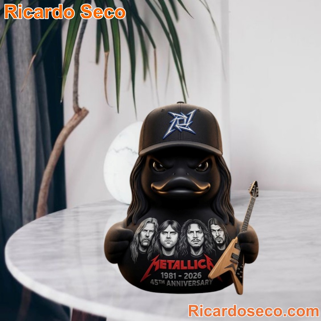 Metallica 1981-2026 45th Anniversary Collectible Duck-a DkMbvQO
