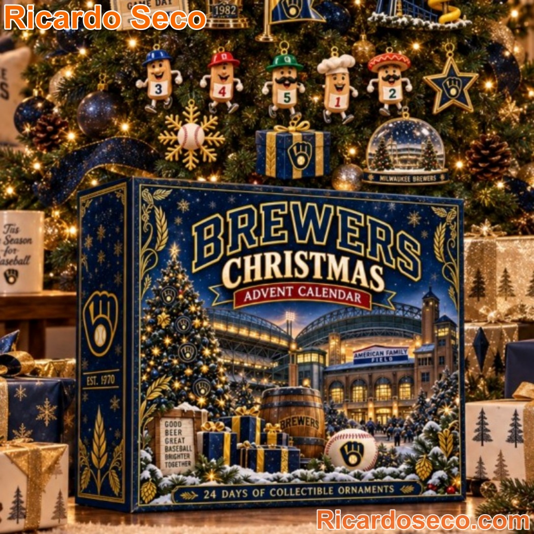 Milwaukee Brewers Baseball Christmas Advent Calendar-b Milwaukee Brewers Baseball Christmas Advent Calendar-b mpOsMWj