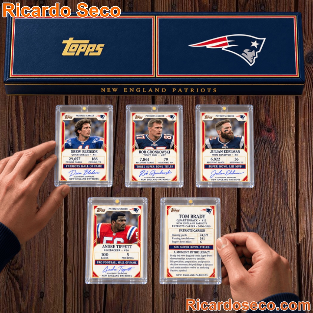 New England Patriots Patriots Career 5-Card Collection Card Collectors Box Set-a New England Patriots Patriots Career 5-Card Collection Card Collectors Box Set-a Gw6nhA7