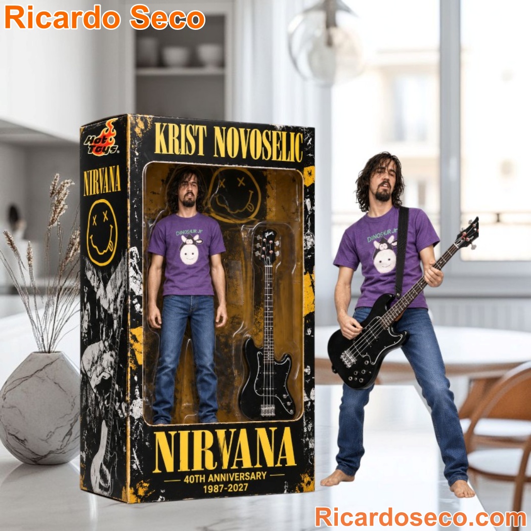 Nirvana 1987-2027 40th Anniversary Music Band Members Collectible Figure-b BwKXCqN