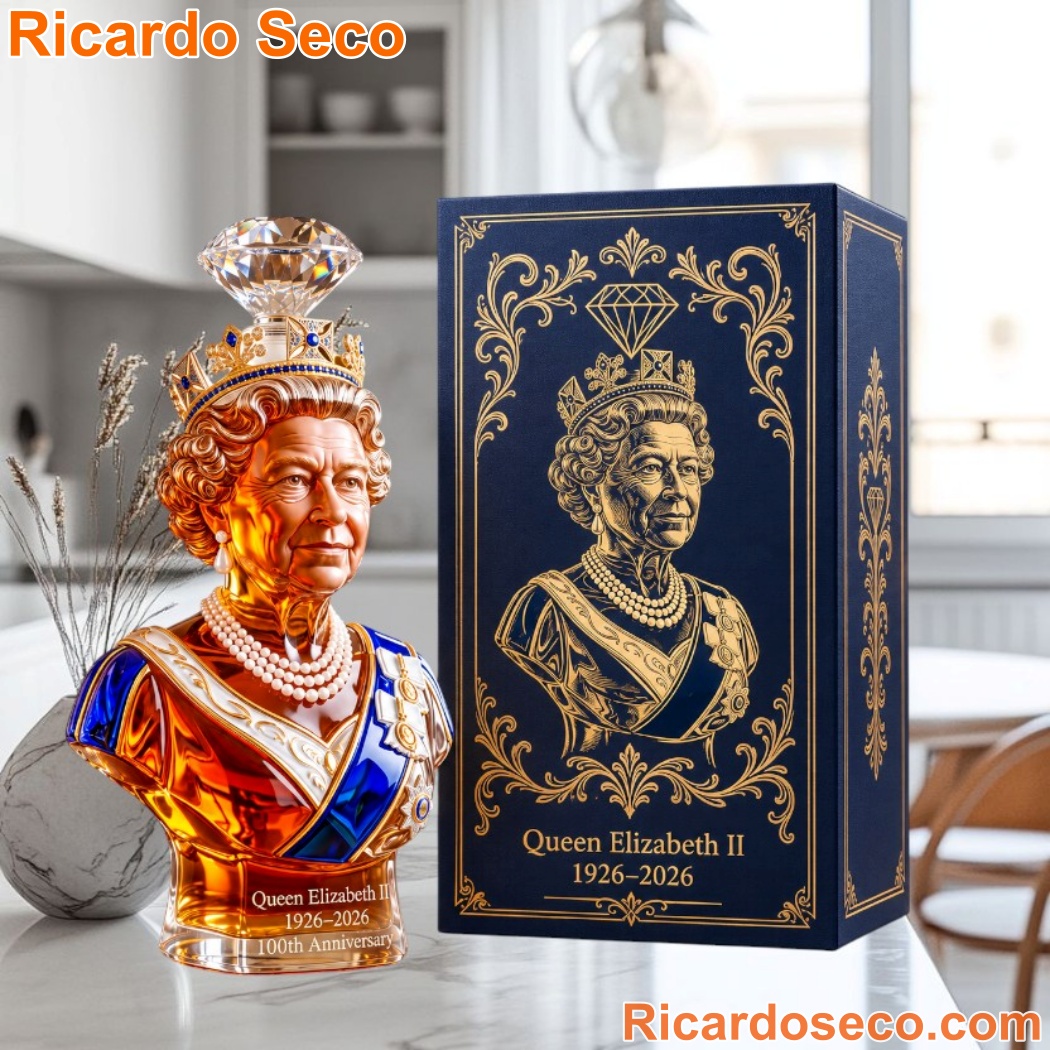 Queen Elizabeth II 100th Anniversary Crystal Whiskey Bottle Queen Elizabeth II 100th Anniversary Crystal Whiskey Bottle tOFQSPh