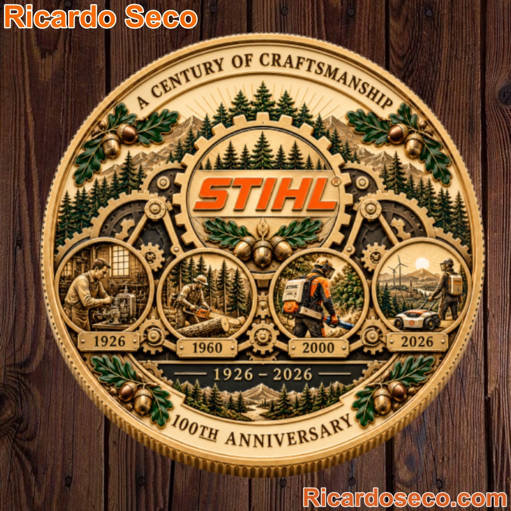 STIHL 1926-2026 100th Anniversary Commemorative Coin-a STIHL 1926-2026 100th Anniversary Commemorative Coin-a UYBi2Vv