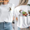 Snoopy Plants And Zombies Garden Cute T-shirt 2g6YPpt