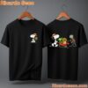 Snoopy Plants And Zombies Garden Cute T-shirt-a oqrpAkS