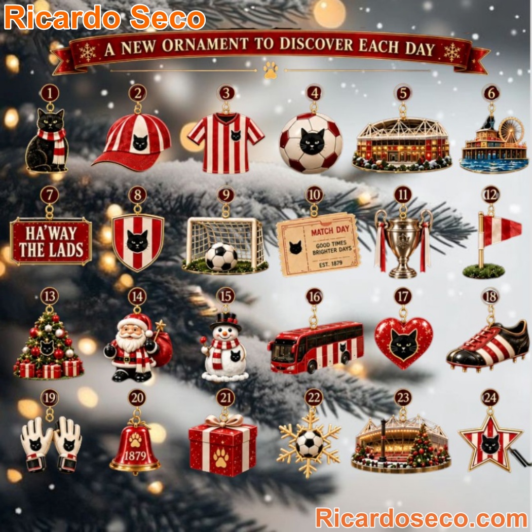 Sunderland AFC Ha'way the Lads Christmas Advent Calendar-a AOM64Pk