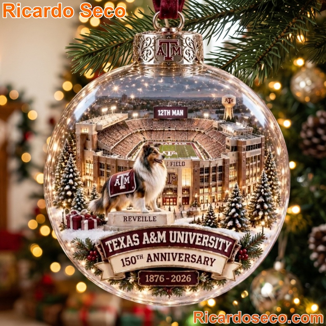 Texas A&M 1876-2026 150th Anniversary Christmas Ornament Texas A&M 1876-2026 150th Anniversary Christmas Ornament 63gtSpy