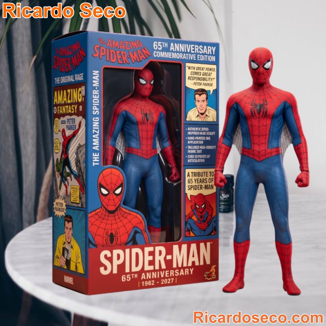 The Amazing Spider-Man 1962-2027 65th Anniversary Edition Figure FiESTPw