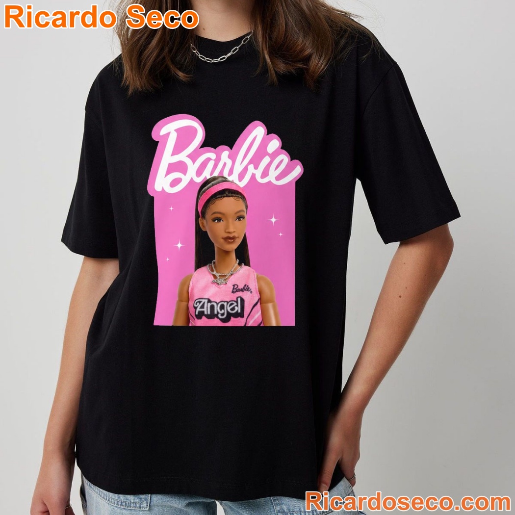 Angel Reese Barbie Doll Graphic Shirt Angel Reese Barbie Doll Graphic Shirt KE8M4ch
