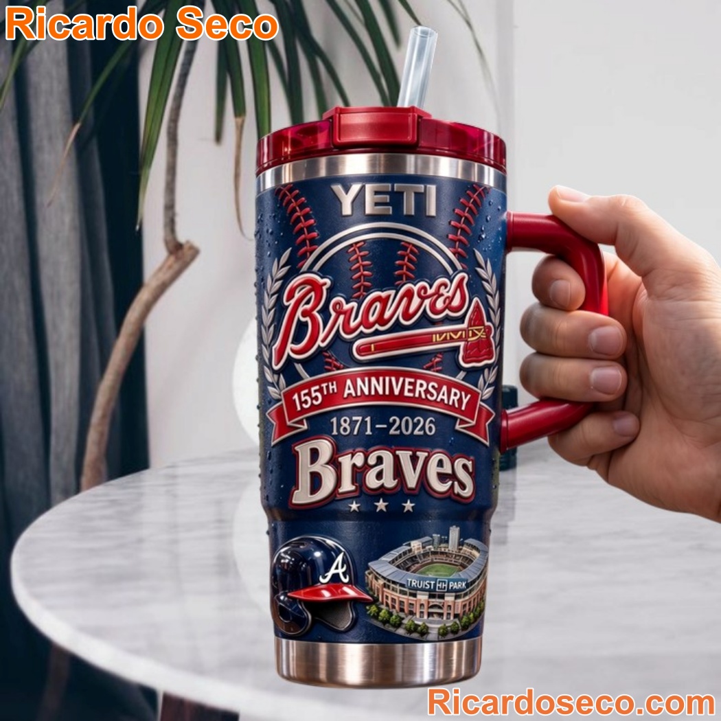 Atlanta Braves 1871-2026 115th Anniversary Tumbler With Handle-a MxnW5Dc
