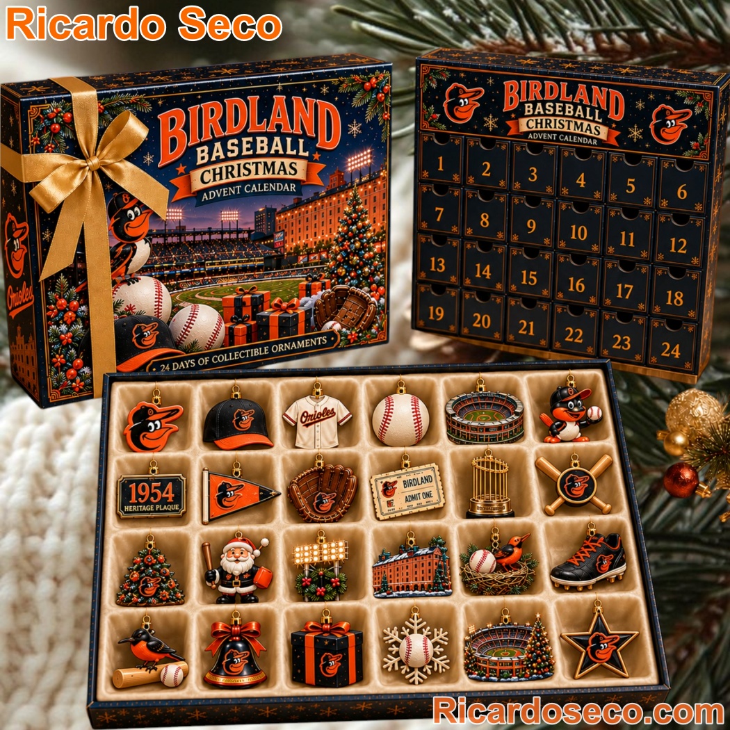 Baltimore Orioles Birdland Baseball Christmas Advent Calendar Baltimore Orioles Birdland Baseball Christmas Advent Calendar kTphoxr