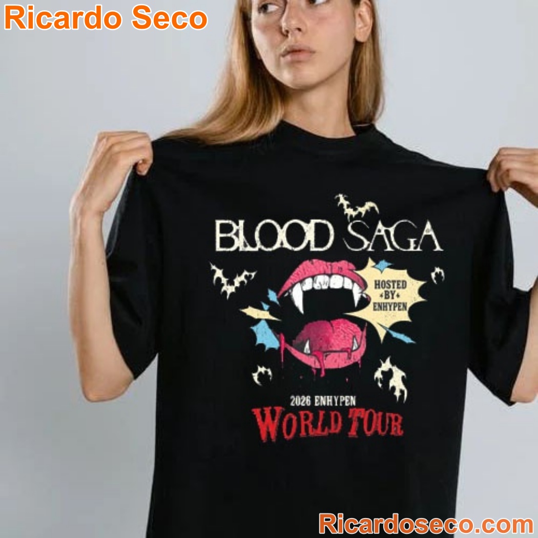 Blood Saga 2026 Enhypen World Tour T-shirt-a Blood Saga 2026 Enhypen World Tour T-shirt-a p5OykKj