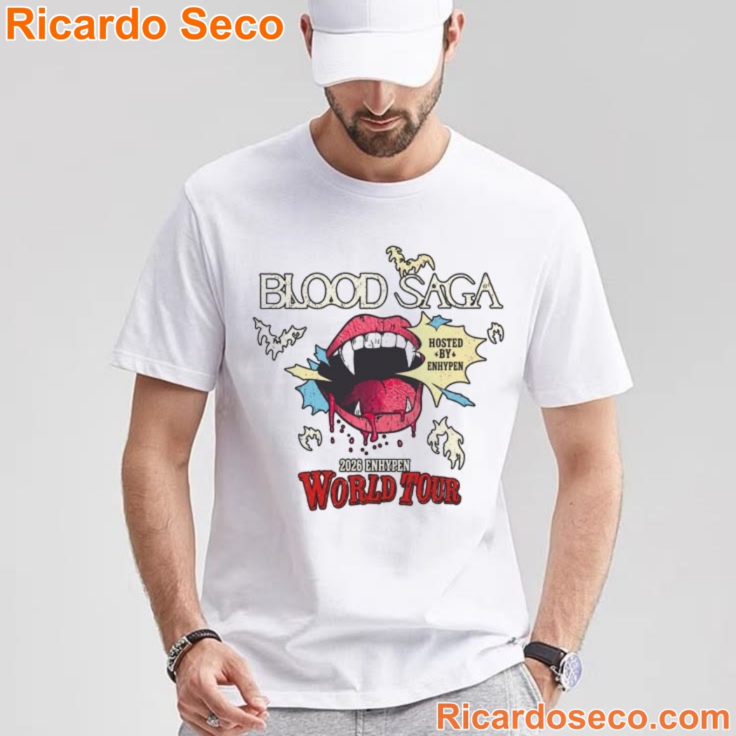 Blood Saga 2026 Enhypen World Tour T-shirt-b Blood Saga 2026 Enhypen World Tour T-shirt-b FKBpRug