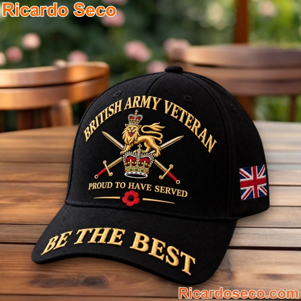 British Army Veteran Be The Best Classic Cap British Army Veteran Be The Best Classic Cap 19Uakl4