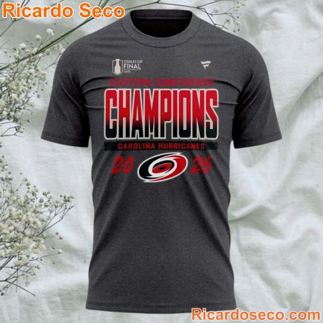 Carolina Hurricanes 2026 Eastern Conference Champions T-shirt-a Carolina Hurricanes 2026 Eastern Conference Champions T-shirt-a 6lIjVS1