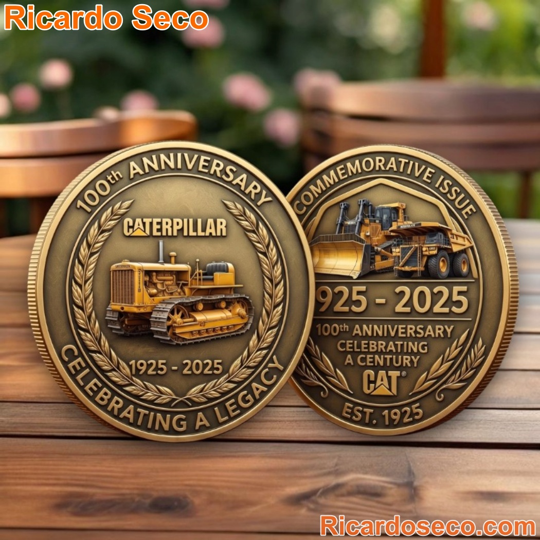 Caterpillar 1925-2025 100th Anniversary Celebrate A Legacy Commemorative qwWNseA