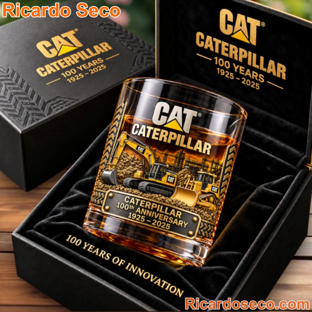 Caterpillar 1925-2025 100th Anniversary Whiskey Glass Caterpillar 1925-2025 100th Anniversary Whiskey Glass kFqnYsS