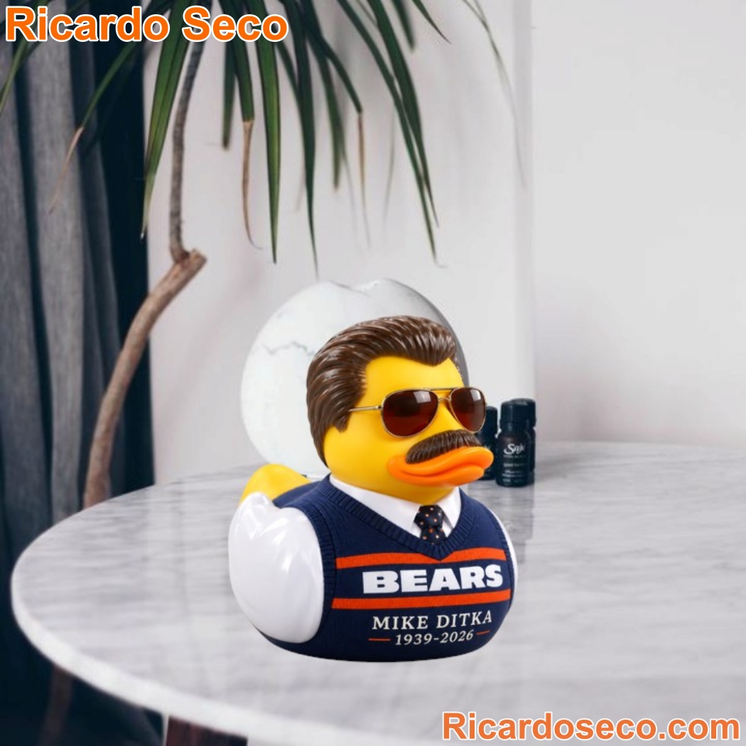 Chicago Bears Mike Ditka 1939-2026 Collectible Duck 5Uu9D3Q