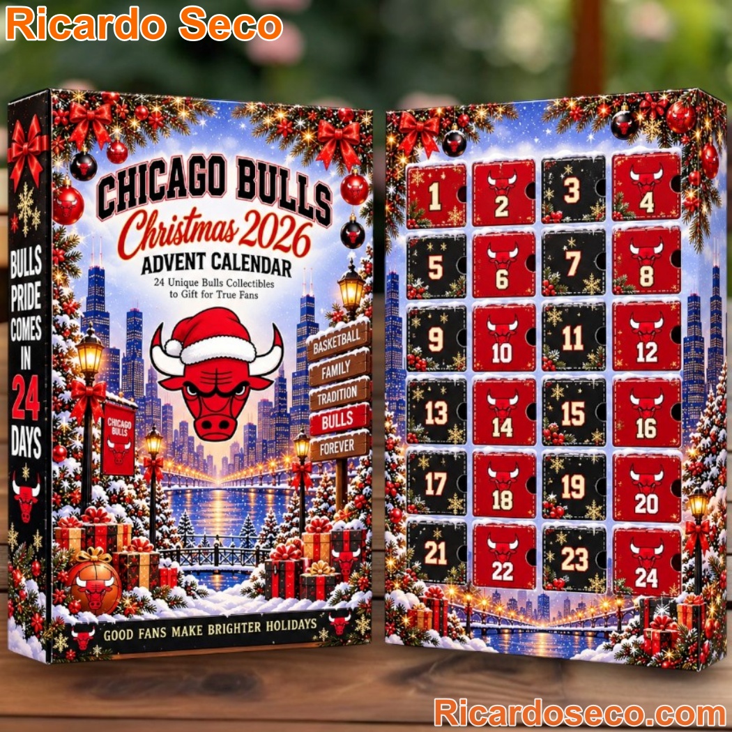 Chicago Bulls Christmas 2026 Advent Calendar NXspQP1