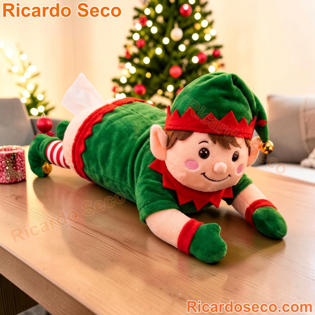 Christmas Elf Butt Plush Tissue Box Cover-a Christmas Elf Butt Plush Tissue Box Cover-a K4kW7Y5