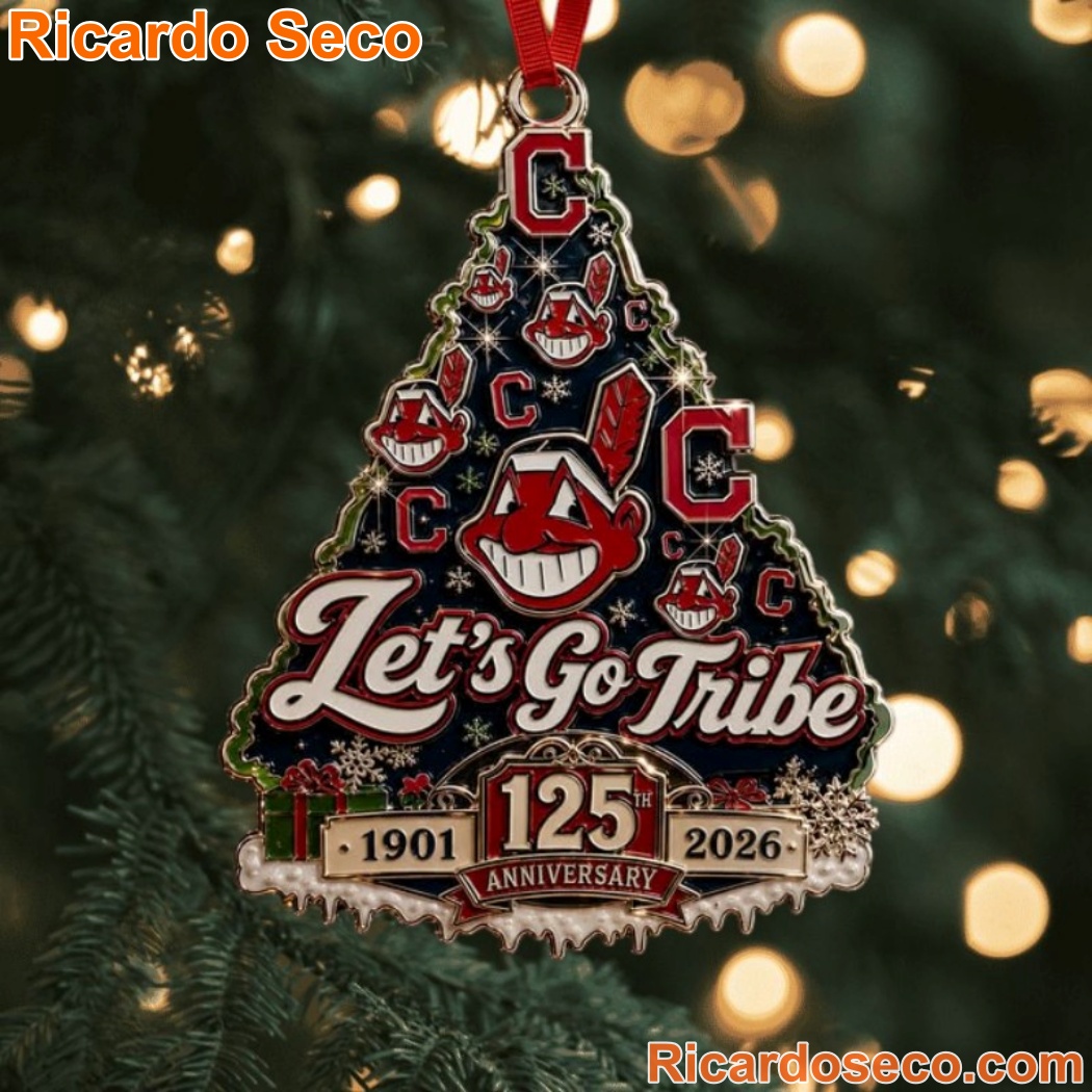 Cleveland Indians Let's Go Tribe 125 Years Christmas Ornament Cleveland Indians Let's Go Tribe 125 Years Christmas Ornament MqsH0tp