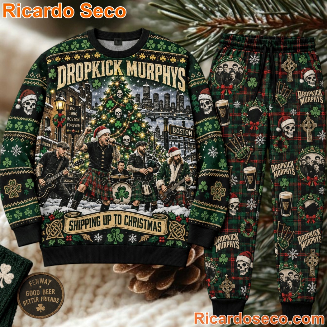 Dropkick Murphys Shipping Up To Christmas Sweater and Jogger Pants Set Dropkick Murphys Shipping Up To Christmas Sweater and Jogger Pants Set HqXrnxV