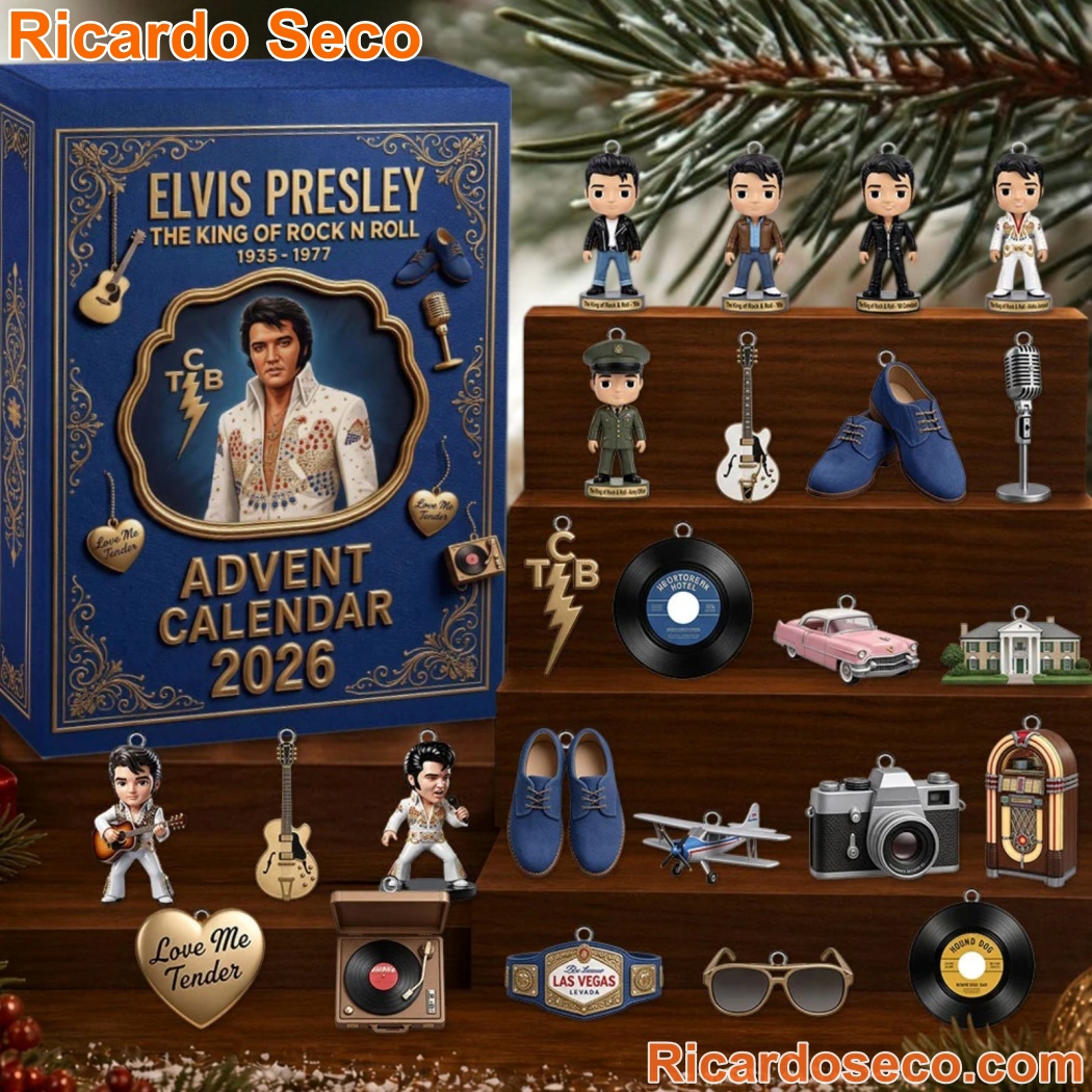 Elvis Presley The King Of Rock N Roll 2026 Advent Calendar-a Elvis Presley The King Of Rock N Roll 2026 Advent Calendar-a mRw82ph