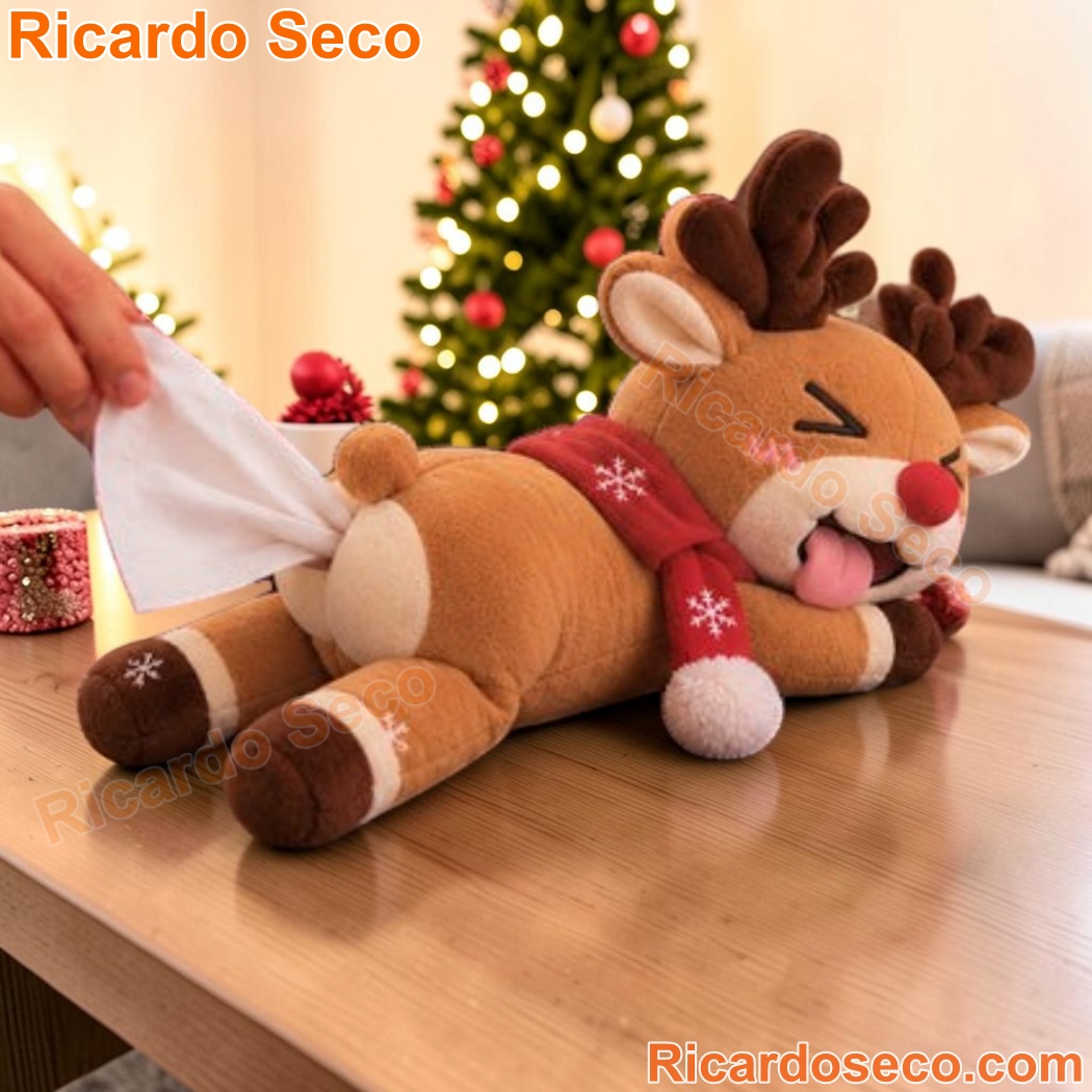 Funny Christmas Reindeer Plush Tissue Box Cover-b Funny Christmas Reindeer Plush Tissue Box Cover-b KMNzQcl