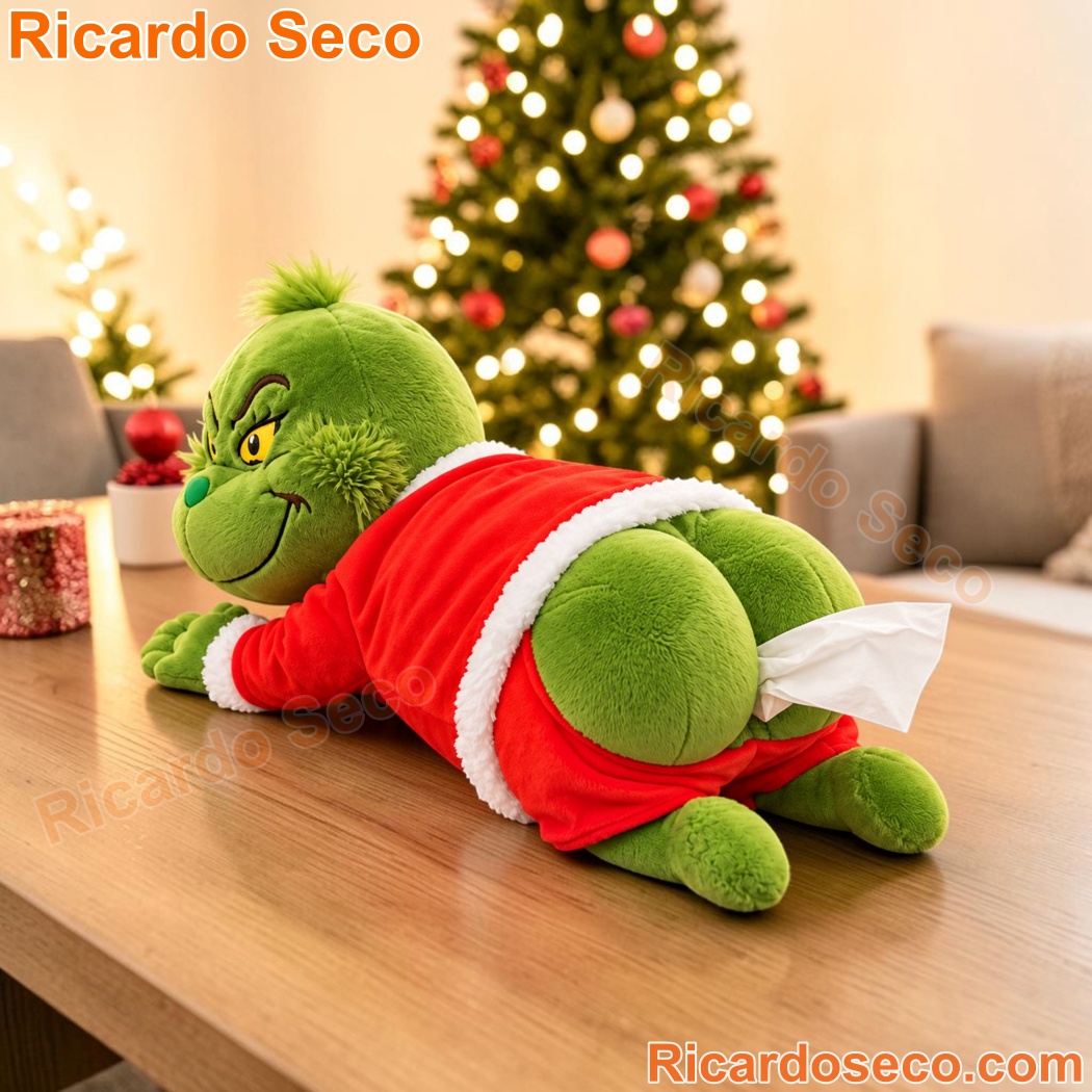 Grinch Christmas Plush Tissue Box Cover yM8UFzZ