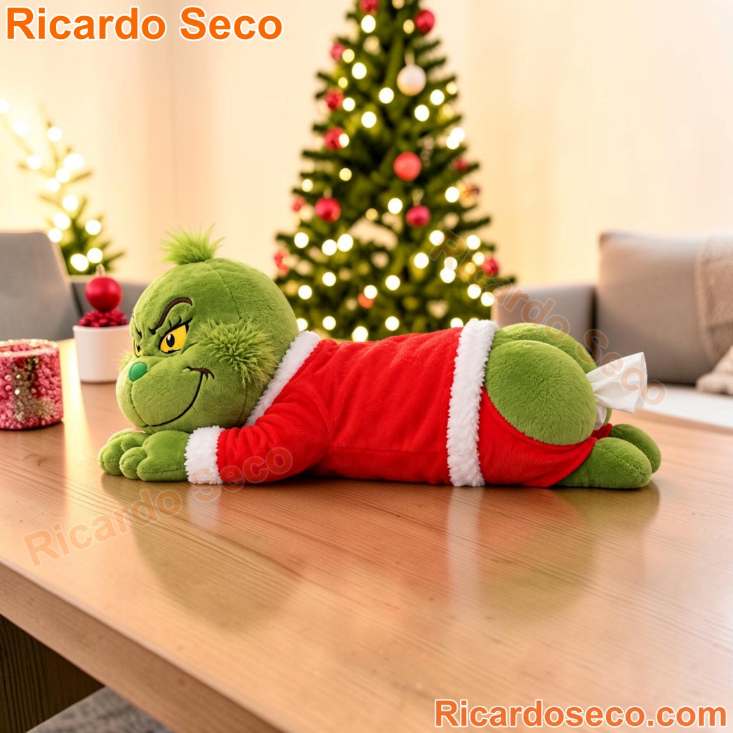 Grinch Christmas Plush Tissue Box Cover-a 8xiBlDg
